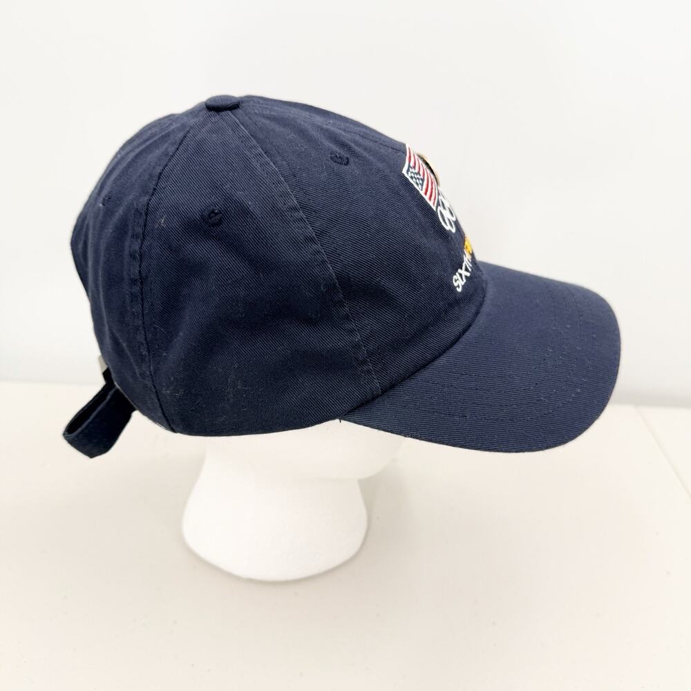 Team USA Olympic Sixth Ring Embroidered Navy Blue Ball Cap Adult OS w/Pin - Picture 6 of 9